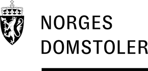 Norges domstoler logo